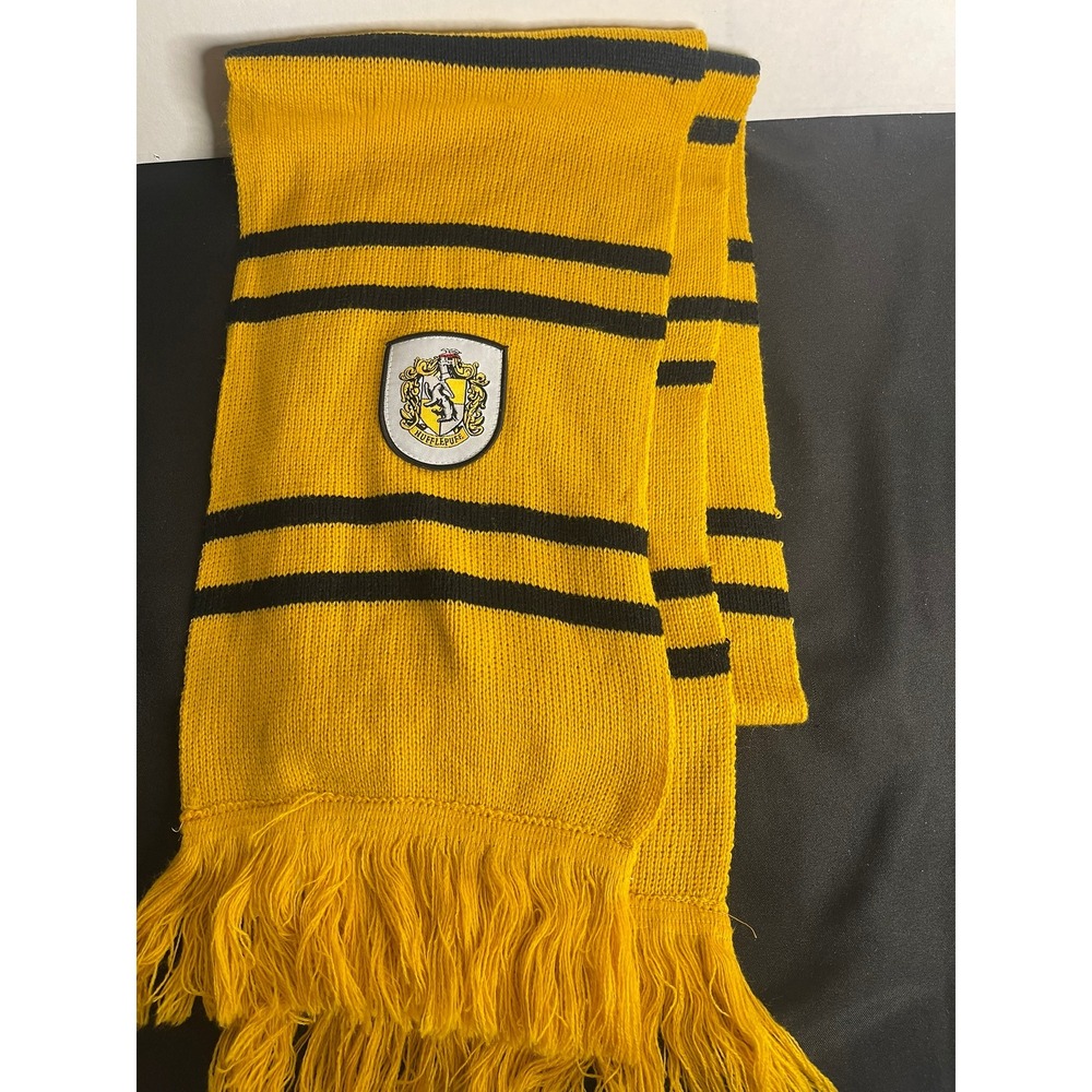 Harry Potter Hufflepuff Scarf Cinereplicas Yellow Black Striped Wizarding‎ World